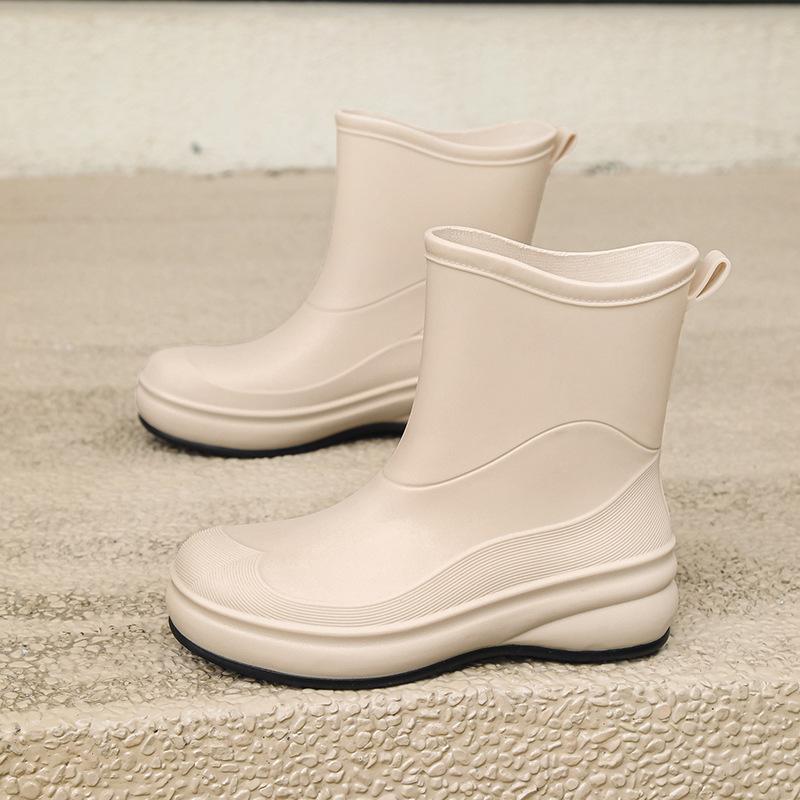 Women's Fashion Versatile Soft-soled Non-slip Rain Boots