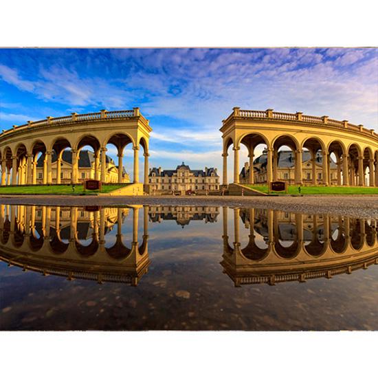 

Hua Can 5d diy Алмазная живопись Европейская архитектура вышивка крестиком мозаика со стразами украшение вышивка 30*40 cm