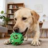 Dog Ball Chew Toy Squeaky Textured Chew Toy Fetch Ball Puppy Teething Toy for Small To Large Dogs Teeth Cleaning Anxiety Relief