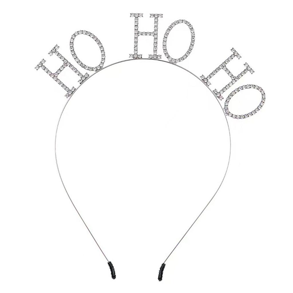 Stylish Christmas Headwear For Teens Girls Metal Hair Ornament Comfortable Wear Party Celebration