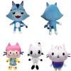 Plush Dollhouse Gabbys Toy Cartoon Stuffed Cat Plushie Doll Kids Gifts Xmas