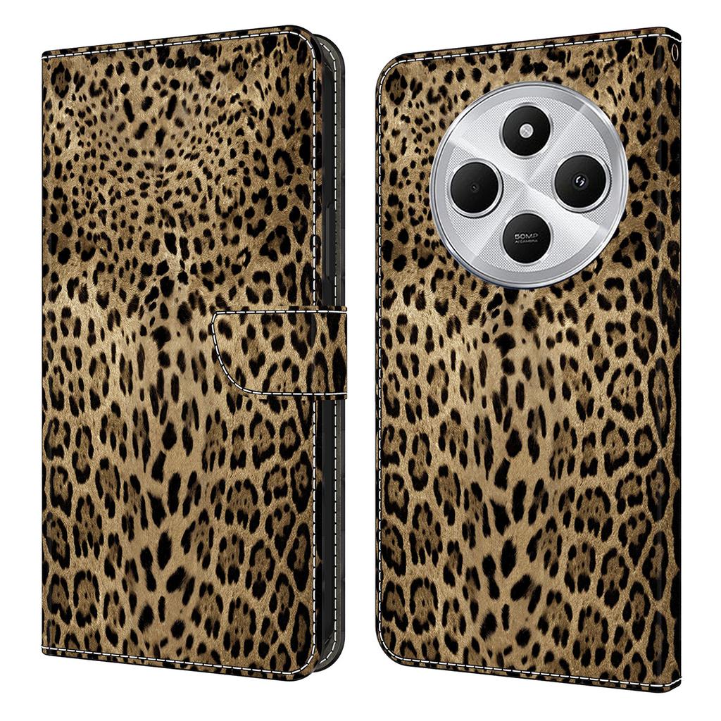 Wallet Case For Xiaomi Poco C75 4G/Redmi 14R 5G/14C 4G Pattern Printing PU Leather Flip Stand Phone Cover