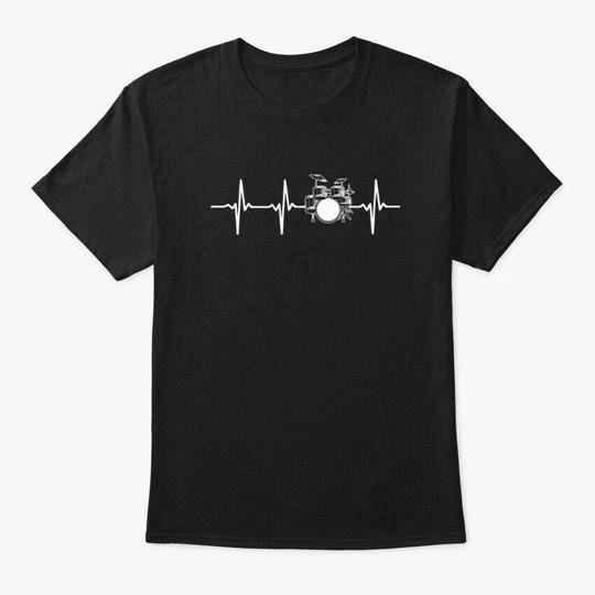 Drums Heartbeat TTshirt Made in the USA Size S to 5XL M