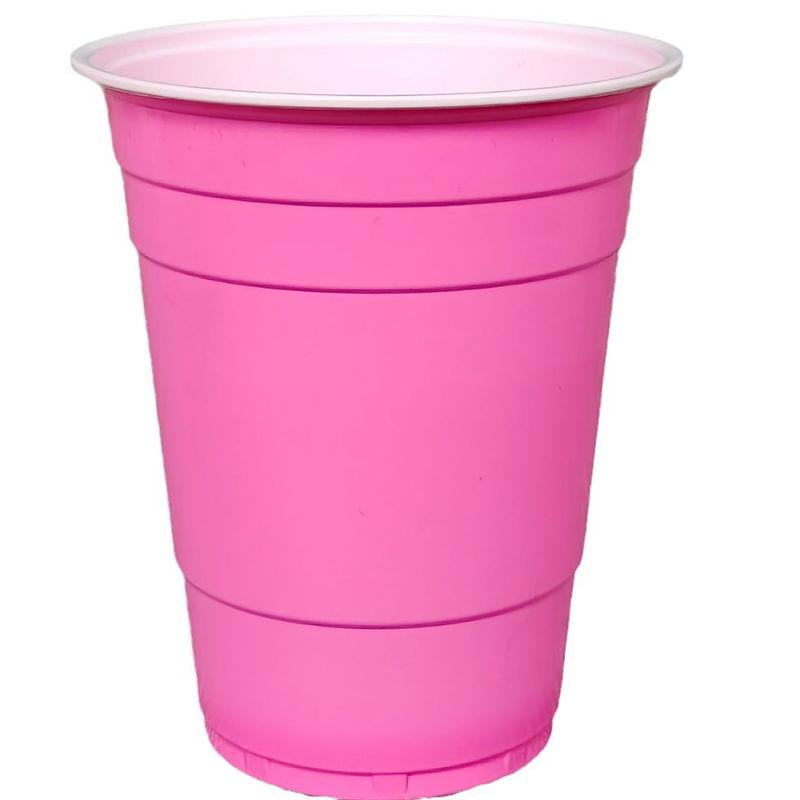 10Pcs 450Ml Colorful Disposable Plastic Cup Beer Pong Cup Redcups Cup For Graduation Party Or Bar Game Company Party