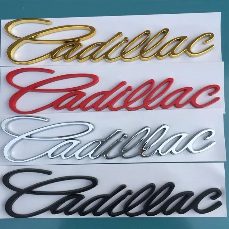 Cadillac Letters Logo Side Fender Rear Sticker for Escalade CT5 CT6 XT5 XT6 ATS SRX Tiburon Car Styling Exterior Accessories zd6
