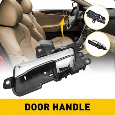 Driver Interior Ide Door Handle Repair Kit For 2011- 15 Hyundai Sonata Chrome