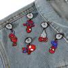 European and American creative personality Spider-Man metal badge Marvel superhero spider alloy brooch accessories