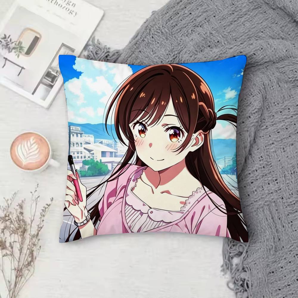 C-Chizuru I-Ichinose Pillow Case Cushion Cover Throw Pillow Case For Car Sofa