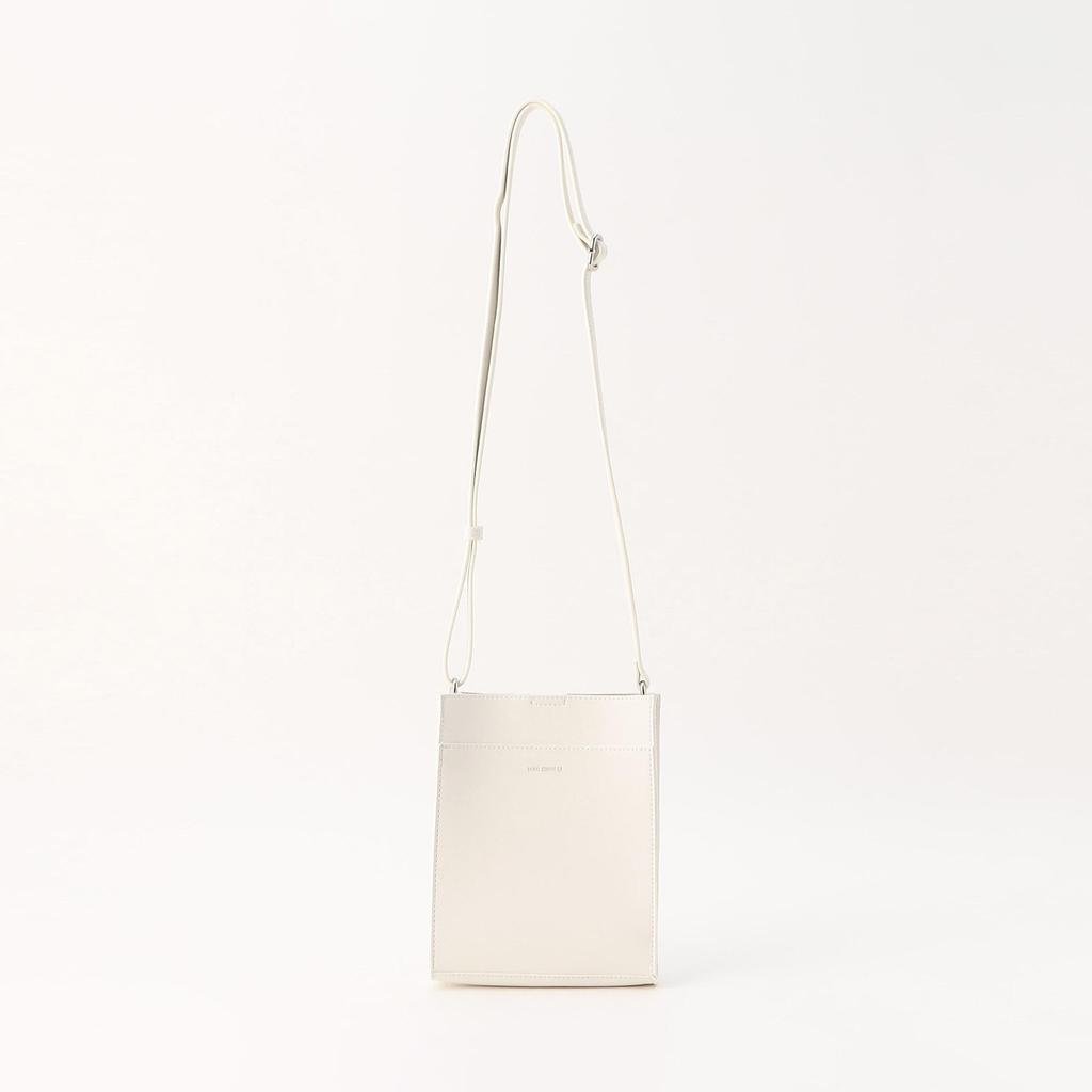 Ca Comme Compact Square Shoulder Bag F White [Comme Ism] (Mono Ca) 95-20BK16-205