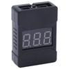 10PCS Lithium Battery Low Voltage Alarm ABS Shell Reverse Connection Protection Battery Voltage Tester