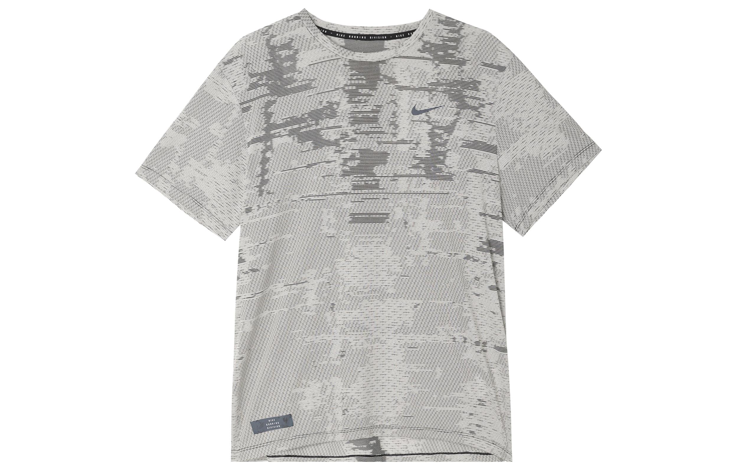 Nike Running T Shirt Men s Gray FB6869-030 L