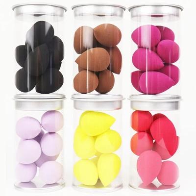 8ks Mini Makeup Sponge Face Beauty Cosmetic Powder Puff for Base Cream Concealer Make Up Blender Tool with Storage Box