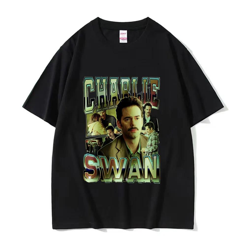 I Love Hot Dads Tshirt The Twilight Saga Charlie Swan Billy Burke Graphic Tshirts Unisex Women T Shirt Streetwear