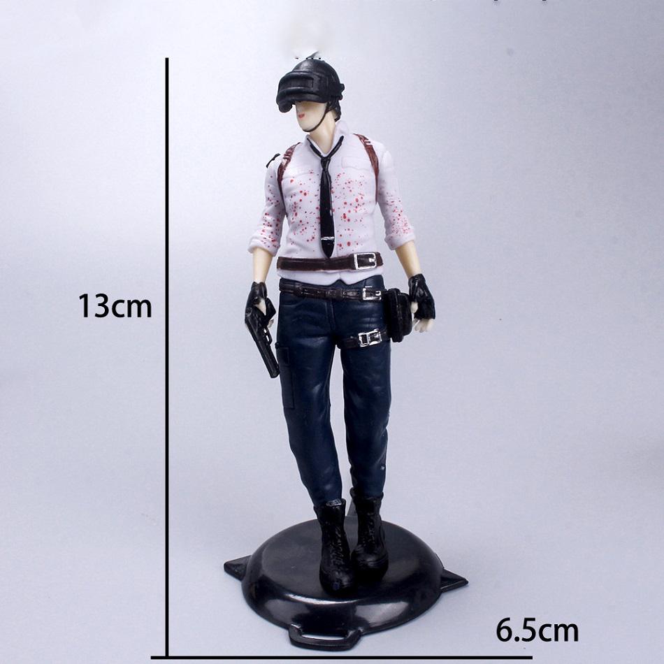 Spiel PLAYERUNKNOWN'S Tortenaufsatz Anime-Figur PUBG Party Alles Gute zum Geburtstag Tortendekoration Zubehör PVC-Ornamente Junge Kinder Geschenk