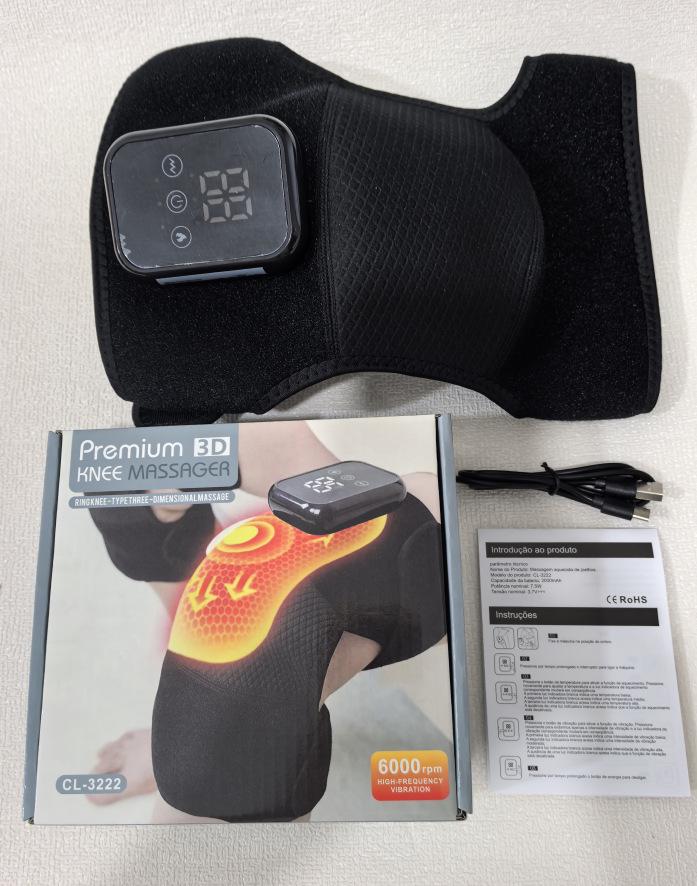 

Heated Knee & Shoulder Massager with USB Vibration Therapy Single