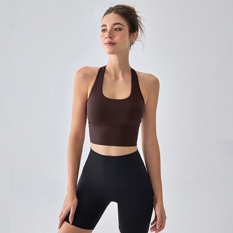 Women's Cross-Back Sports Bra for Running, Fitness, Yoga, and Pilates