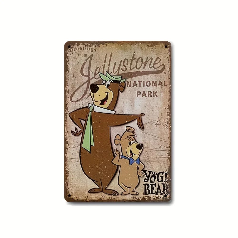 Vintage Metal Tin Sign Decorative Plaque Wall Art