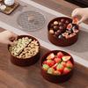 KAPAXION Wood Grain Snack and Nut Storage Box