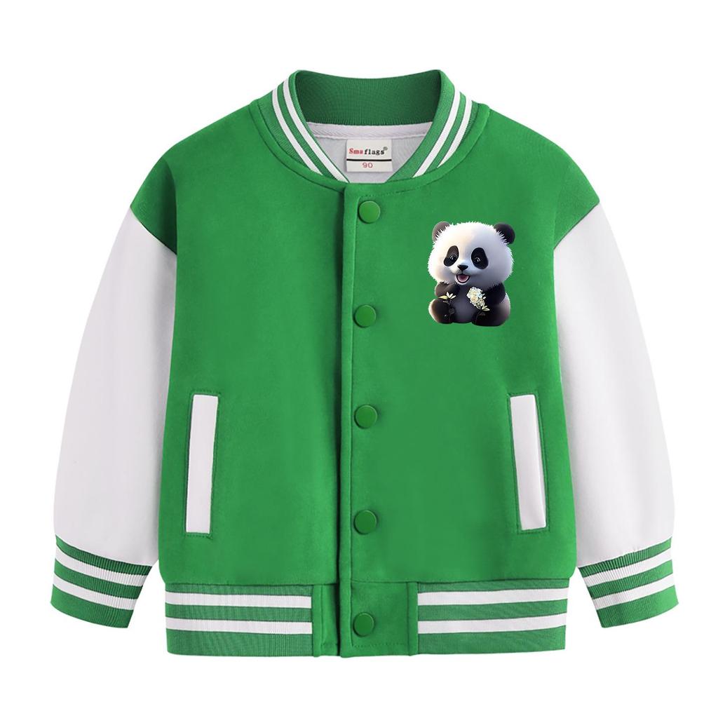 Kinder Fleece-gefütterte Baseballjacken - 2026 Frühling/Herbst Neuer Stil für Jungen & Mädchen, Perfekt für Kindergartenschuluniformen