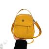 New nylon cloth mini mobile phone bag, female trendy small bag, light portable, simple and fashionable shoulder messenger bag.