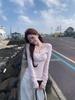 Women's Slim Fit Korean Henley Collar Long-Sleeve Shirt for Autumn