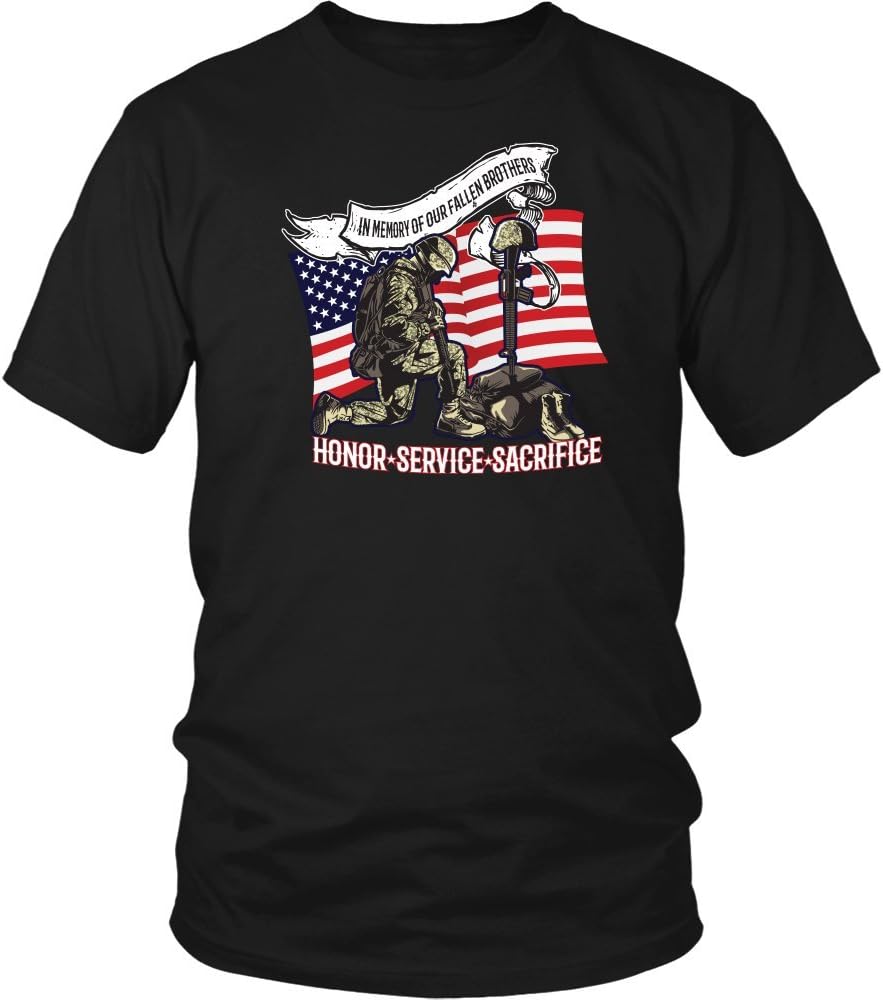 Honor Service Sacrifice Fallen Brothers T-shirt