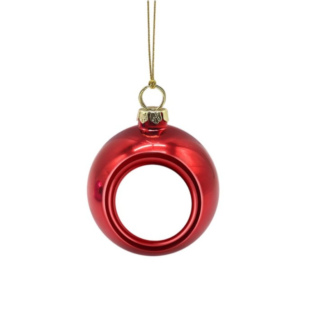 Blank Photo Christmas Ball Circular Christmas Tree Decoration  Christmas