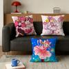 Mew Mew PINK Deltarune Various Sizes Square Pillow Case For Car Home Bedchamber Decor