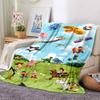 Artsy Cats Stack Flannel blanket, soft and warm, suitable for beds and sofas, all seasons, portable travel blanket. 073072