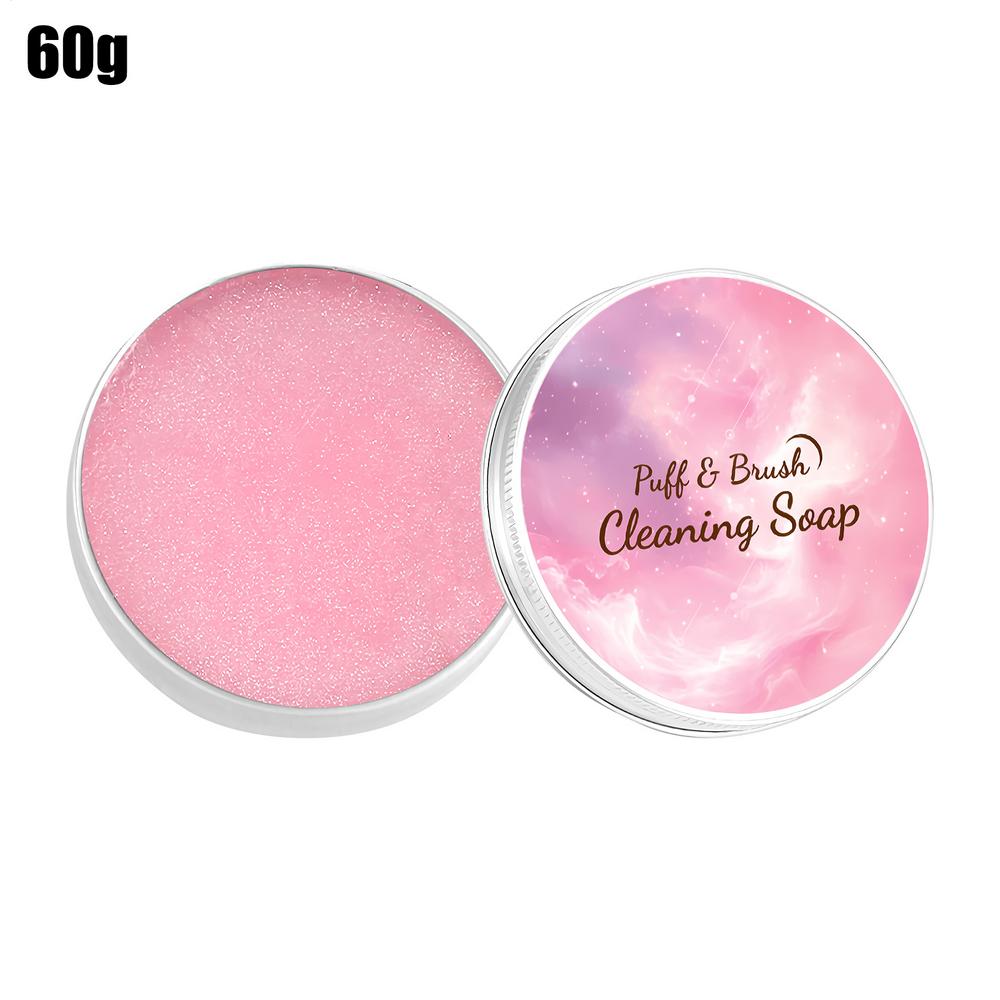 Makeup Brush Cleaner Soap With Silicone Mat Deeply Cleans Soap Makeup Sponges Cosmetic Cleaner Makeup Brush Cleaner tools
