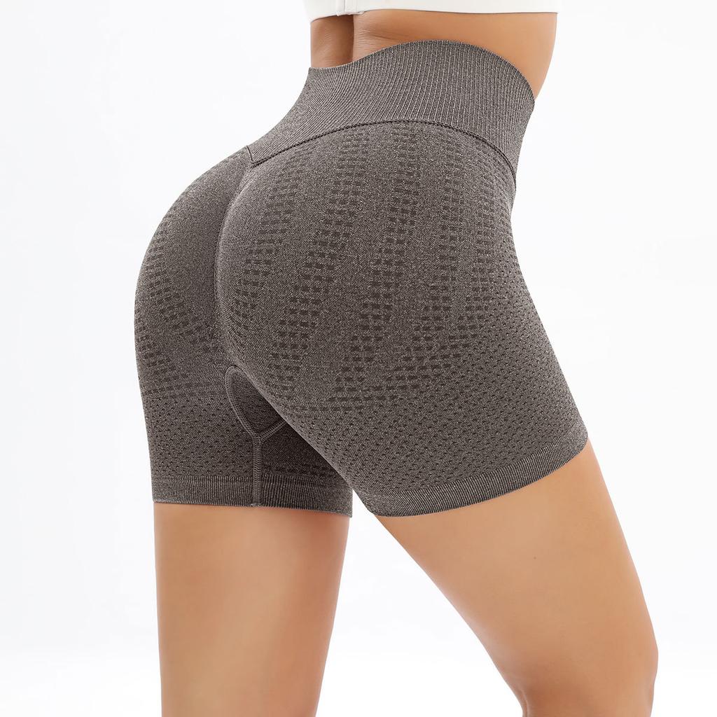 Bezešvé Booty Yoga šortky s vysokým pasem Booty Lifting Push Up Amplify šortky Ženy Gym Bag Legíny Bag Workout Fitness šortky