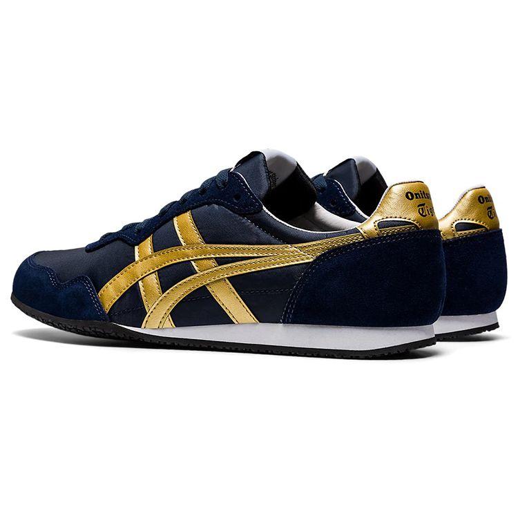 ONITSUKA TIGER Serrano Midnight Pure Gold Unisex Sneakers Blue 1183B400-400