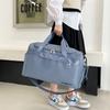 Fitness Bag Women's Wet and Dry Separation Sports Training Bag Shoe Position Large Capacity Travel Bag Can Be Set Tie Rod Luggage Bag Men