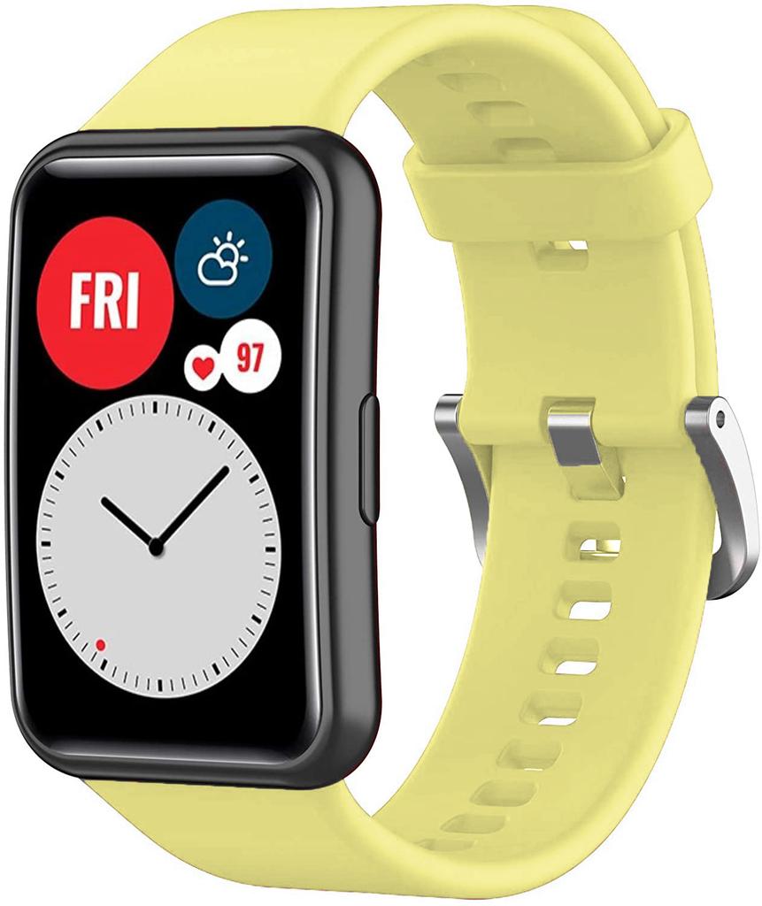 Silicone Strap For Huawei Watch Fit Original Smartwatch Replacement Band Belt Watch Accessories For Huawei Watch Fit New Corre