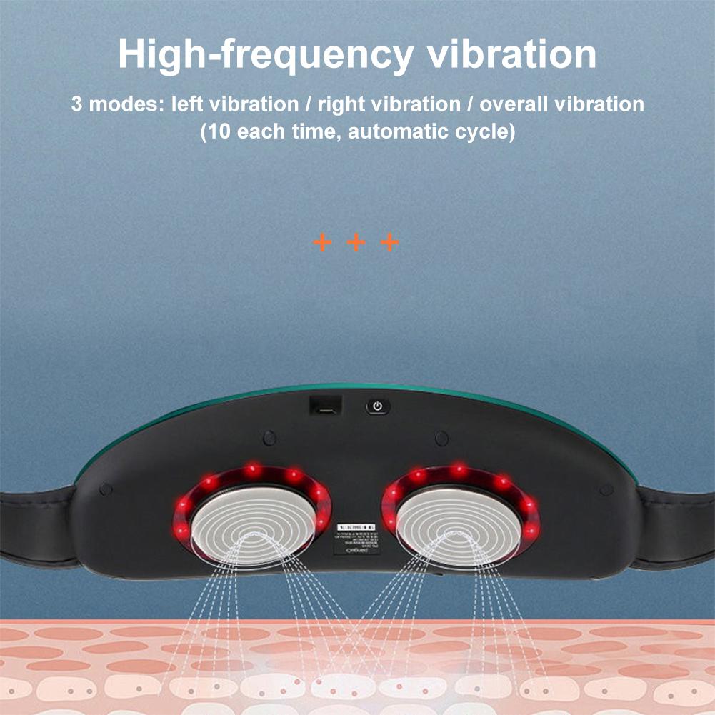 Waist Fitness Massager 3 Massage Modes Weight Loss Body Shaping Instrument Electric Abdominal Massager for Promotes Digestion