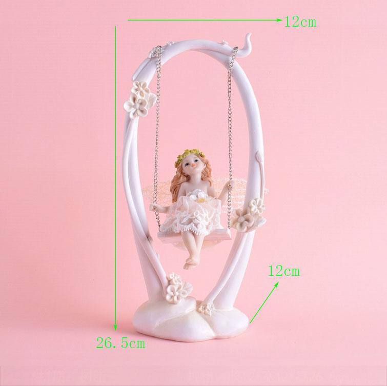 Evropské pryskyřičné ozdoby Anděl Květina Víla Domov Obývací pokoj Stůl Socha Řemesla Dětský pokoj Figurky Dekorace Narozeninové dárky