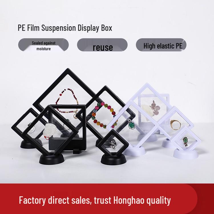 Clear PE Film Jewelry & Nail Storage Box