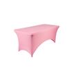 Quality Top Rectangular White Black Lycra Fitted Spandex Table Wrap Cover