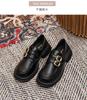 American Retro Small Leather Shoes Women's Autumn 2025 Versatile and Lightweight Japanese Jk Single Shoes Muffin Bottom Platform Loafers