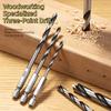 Hex Shank Woodworking Drill Bit Three-Pointed Woodworking Hole Cutter  DIY Wood Drilling