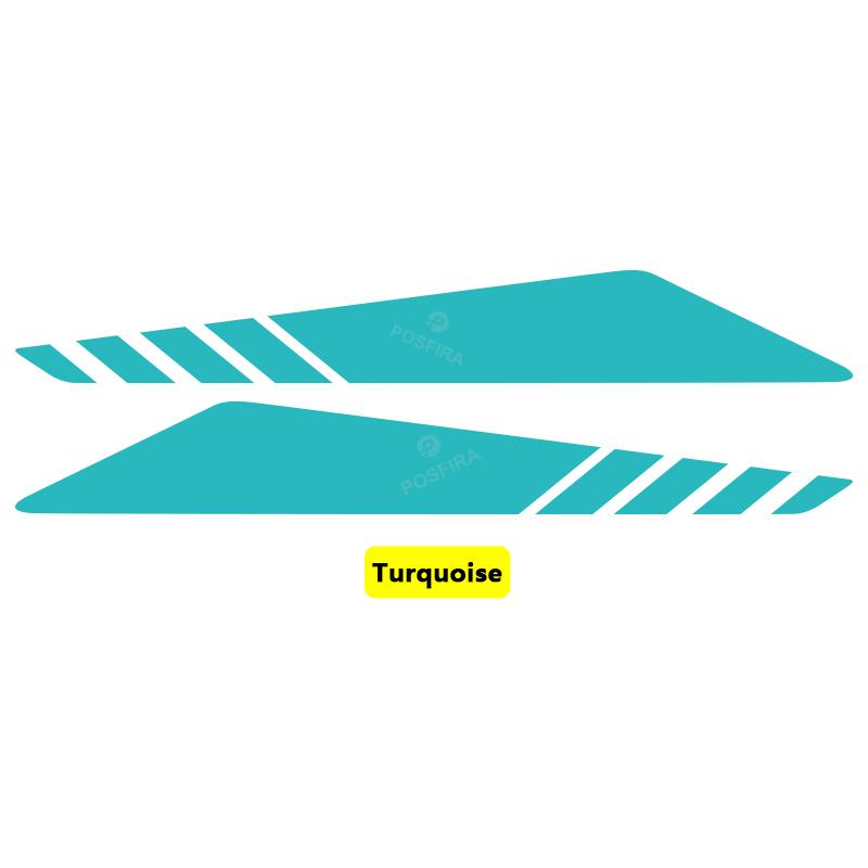 POSFIRA Motorcycle Tail Fairing Sticker Vinyl Decals for Honda ADV 350 ADV350 2022 2023 2024 2025 2026 Decoration Accessories