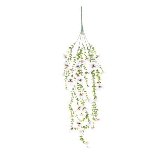Artificial Morning Glory Teardrop Swag for Front Door UV Resistant Spring Hanging Faux Flower