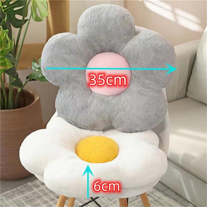 Aesthetic Daisy Flower Shaped Throw Pillow Cute Soft Floral Floor Seating Cushion for Sofa Bed Chair
