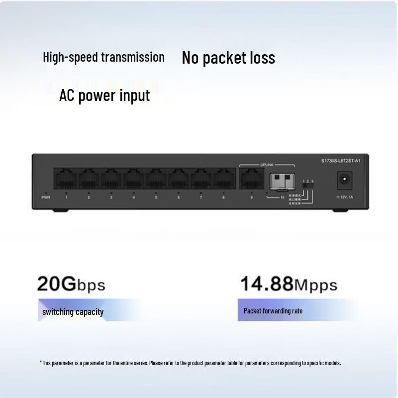Huawei S1730S-L8T2ST-A1 8-Port Gigabit Enterprise Switch