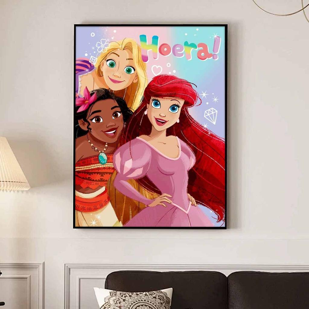 5D Diy Diamond Painting Lovely Princess Full Drill Rhinestones Mosaic Embroidery Handmade Products Home Decor Gift