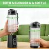Portable Blender for Making Smoothies, 24 Oz Cordless Personal Juicer/protein Shaker Cup, BPA-free, Leak-proof Lid, Rechargeable.