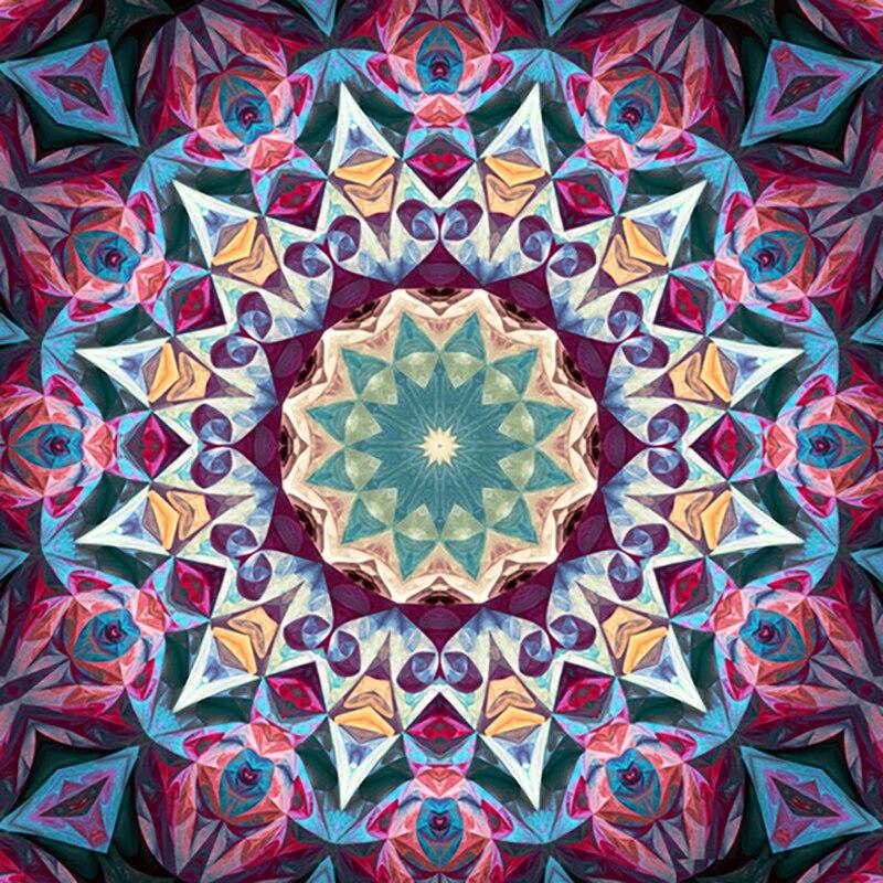 5D Diamond Painting Mandala Flowers Modern Pattern DIY Full Round Drill Cross Stitch Diamond Embroidery Home Decor Gift