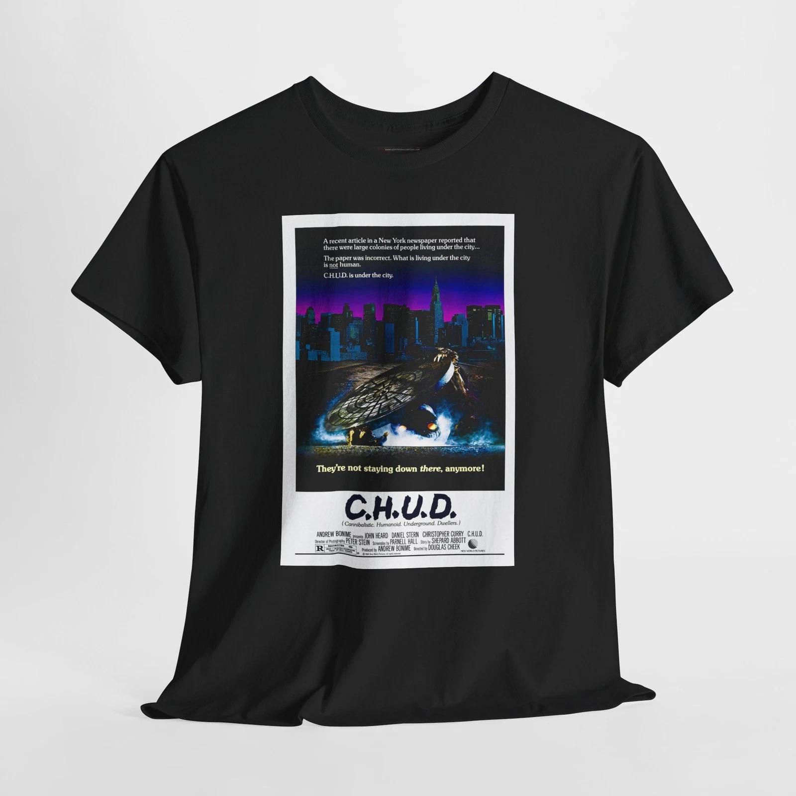 C.H.U.D. 1984 Retro Movie Poster Horror Unisex Graphic T-Shirt 4XL
