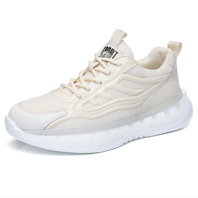 Men's Shoes Summer New Mesh Breathable Soft-soled Running Shoes Men's Sports and Leisure Shoes Platform Dad Shoes