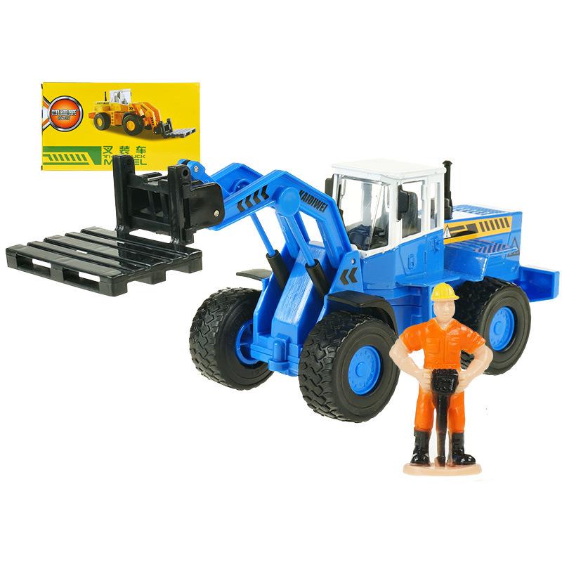 KDW Alloy Toy Construction Vehicles: Dump Truck, Loader, Roller, Excavator, Cement Transport Model